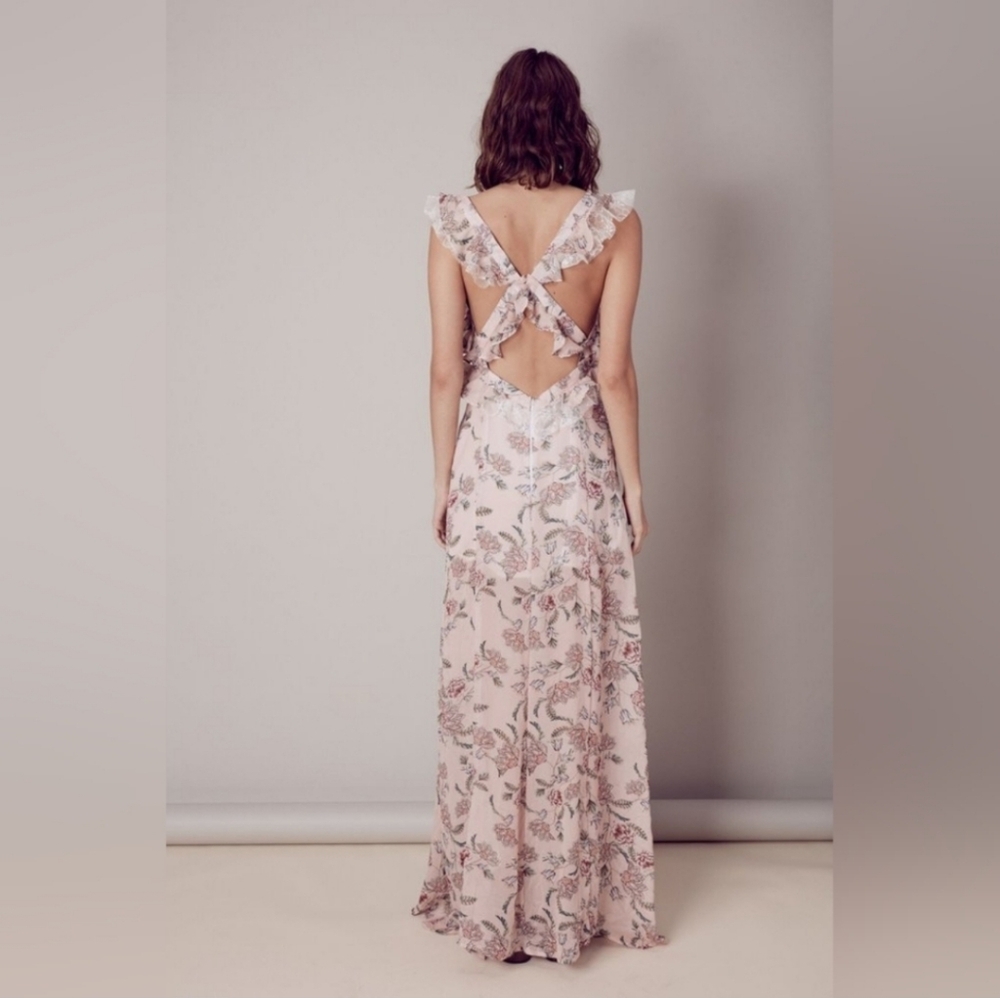 🍋For Love & Lemons Bee Balm Maxi Dress - Picture 2 of 16
